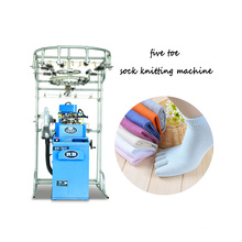 rainbowe ce certification automatic five toes plain socks hosiery knitting machine price